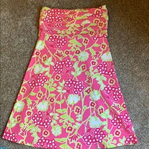Lilly Pulitzer strapless sundress